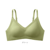 ブラジャー ノンワイヤー シンプル 通販 ブラ ノンワイヤーブラ シームレスブラ ワイヤレス シームレス 下着 軽量 やわらかい 柔らかい パット パット付き アンダーウェア 伸縮性 通気性