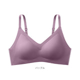 ブラジャー ノンワイヤー シンプル 通販 ブラ ノンワイヤーブラ シームレスブラ ワイヤレス シームレス 下着 軽量 やわらかい 柔らかい パット パット付き アンダーウェア 伸縮性 通気性
