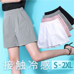 ショートパンツ レディース きれいめ 通販 パンツ 冷感 カジュアルパンツ 短パン ハイウエスト おしゃれ 春 夏 ボトムス ズボン 婦人服 シンプル 無地 カジュアル レディースファッション