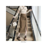 タイトスカート レディース スリツト 通販 タイト スカート レディーススカート ミモレ丈 ミモレ 深スリット スリット入り リボン セクシー きれいめ かわいい 可愛い カジュアル