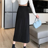 タイトスカート レディース スリツト 通販 タイト スカート レディーススカート ミモレ丈 ミモレ 深スリット スリット入り リボン セクシー きれいめ かわいい 可愛い カジュアル