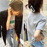 ロゴtシャツ レディース 通販 ロゴ tシャツ 半袖Tシャツ ロゴt 半袖 プリントtシャツ カットソー トップス コットン 綿100% 春夏 春 夏 大きいサイズ ゆったり 体型カバー カジュアル