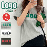 ロゴtシャツ レディース 通販 ロゴ tシャツ 半袖Tシャツ ロゴt 半袖 プリントtシャツ カットソー トップス コットン 綿100% 春夏 春 夏 大きいサイズ ゆったり 体型カバー カジュアル