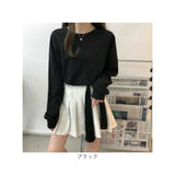 カットソー 長袖 レディース きれいめ 通販 トレーナー プルオーバー トップス Tシャツ ロンT バックリボン ショート丈 ゆったり オーバーサイズ カジュアル かわいい おしゃれ 可愛い