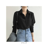 ブラウス 長袖 レディース 通販 オフィス ビジネス 長そで トップス シフォンブラウス 上品 おしゃれ ゆったり きれいめ オシャレ カジュアル シンプル オフィスカジュアル 無地 通勤
