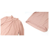 長袖 Tシャツ レディース 通販 カットソー プルオーバー シャツ ティーシャツ ロンティー ロンT ロングTシャツ トップス タートルネック ハイネック レーヨン フリル 通勤 通学 重ね着