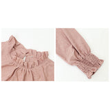 長袖 Tシャツ レディース 通販 カットソー プルオーバー シャツ ティーシャツ ロンティー ロンT ロングTシャツ トップス タートルネック ハイネック レーヨン フリル 通勤 通学 重ね着