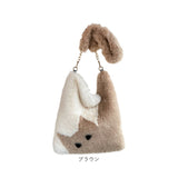 猫柄 バッグ ショルダー 通販 モコモコバッグ ファー もこもこバッグ 冬バッグ ショルダーバッグ トートバッグ 肩掛けバッグ レディース 斜めかけバッグ 斜め掛けバッグ ショルダーバック