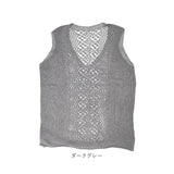 ニットベスト ジレ レディース 通販 ニット ベスト レディースベスト レディースジレ レイヤード 重ね着 普段着 Vネック ノースリーブ 体型カバー ゆったり 着回し ナチュラル シンプル