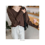 ニットセーター 通販 Ｖネックカットソー リブニット 長袖 セーター レディース カジュアル シンプル リブニットトップス トップス ニットトップス 柔らかい スタイリッシュ おしゃれ