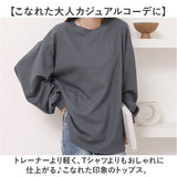 ワッフル レディース トップス 長袖 通販 秋 春 tシャツ Tシャツ 羽織り 羽織 ゆったり カットソー 無地 カジュアル おしゃれ 冬 大人 シンプル 体型カバー ベーシック 着回し