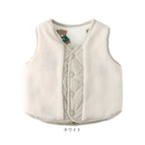 リバーシブル ベスト キッズ 通販 ボアベスト 羽織り 羽織 子供服 子ども服 ボタン 男の子 女の子 子供 こども 子ども もこもこ モコモコ アウター おしゃれ 男女兼用 ボア 冬 かわいい
