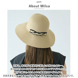 ミルサ ハット milsa 通販 126361605 帽子 つば広 キャペリンハット レディース ぼうし 折りたたみ帽子 春夏 UVカット 紫外線対策 おしゃれ シンプル 日除け カジュアル アウトドア