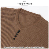 ニット セーター メンズ 通販 ニットセーター シャツ スリムニット プルオーバー Vネック 長袖 ラウンドネック ボタン 無地 シンプル 春 秋 冬 トップス 紳士