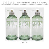 ディスペンサー ボトル 3本セット 通販 詰め替えボトル 約 500ml ディスペンサーシャンプーボトル シャンプー リンス ボディソープ 詰め替え容器 大容量 おしゃれ かわいい ポンプ 詰替え