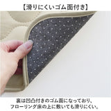 キッチンマット 120cm ひんやり 冷感 通販 キッチン マット 洗える インテリアマット 玄関マット 室内 夏用 台所マット 足元マット マルチマット 48×120 120 48 滑り止め すべり止め