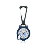 ムーミン 時計 MOM032 通販 カラビナウォッチ バッグにつける バッグチャーム キーホルダー時計 懐中時計 ハングウォッチ カラビナ時計 カバンにつける時計 キャラクター レディース 女子