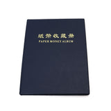 紙幣 収納 ケース ポケット 20ページ 通販 紙幣アルバム 紙幣コレクション アルバム ホルダー 紙幣ホルダー ファイル バインダー 貯金箱 お札 保管 保存 収集 コンパクト 台紙20枚