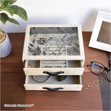 茶谷産業 ジュエリーボックス キャラクター 二段 通販 アクセサリーケース ジュエリーケース アクセサリー 収納 ジュエリー収納 ボックス 2段収納 ケース 引き出し 引出し イヤリング