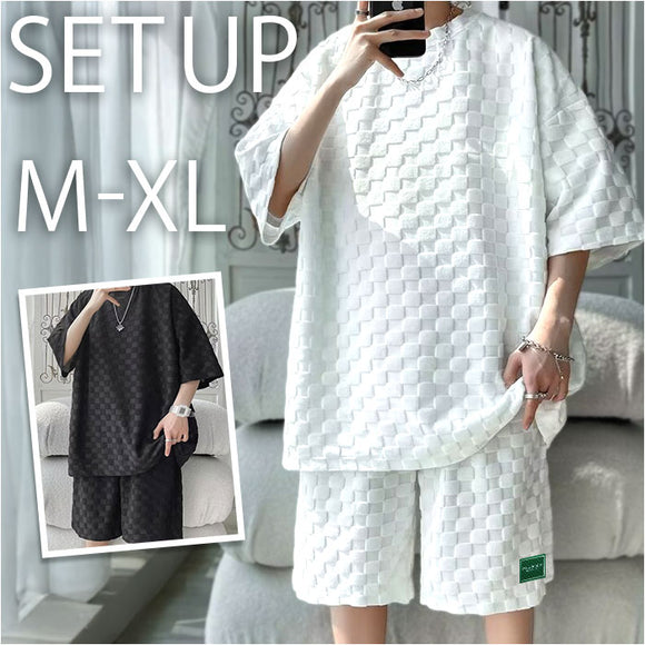 セットアップ メンズ Tシャツ ショートパンツ 通販 ハーフパンツ 半袖Tシャツ 短パン tシャツ スポーツウェア 運動着 ジャージ 薄手 薄い 半袖 上下セット 上下 涼しい 無地 ゆったり