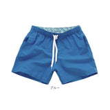水着 メンズ ショートパンツ 通販 サーフパンツ 短パン ハーフパンツ ビーチパンツ スイムパンツ スイムウェア スイムウエア 海水パンツ 海パン ショート丈 薄手 薄い トランクス型