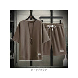 メンズ 上下セット ジャージ 通販 セットアップ 夏用 半袖Tシャツ 半袖 五分袖 Tシャツ ウェア トップス ハーフパンツ ズボン 春夏 ルームウェア 普段着 部屋着 オシャレ おしゃれ