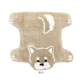 ミニマット かわいい 通販 犬のひらきマット マット ラグ 玄関マット キッチンマット 滑り止め フロアマット ドアマット ベッドサイドマット 滑り止め付 おしゃれ 可愛い グッズ 犬好き