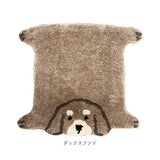 ミニマット かわいい 通販 犬のひらきマット マット ラグ 玄関マット キッチンマット 滑り止め フロアマット ドアマット ベッドサイドマット 滑り止め付 おしゃれ 可愛い グッズ 犬好き