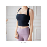 ヨガウェア ヨガブラ ブラトップ 通販 スポーツブラ フィットネスブラ ブラ ブラジャー カップ付き 揺れない ハイウエスト リボン 伸縮 くすみカラー 無地 デザイン ジム かわいい