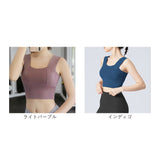 ヨガ ブラトップ 通販 レディース スポブラ スポーツ 超軽量 吸汗 速乾 揺れ防止 パッド付き ノンストレス ノンワイヤー 大きいサイズ かわいい 長め 着丈 トレーニング