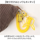 スマホ ストラップ キャラクター 通販 グルマンディーズ スマホストラップ 携帯ストラップ コイルストラップ 携帯電話ストラップ かわいい キャラクターグッズ 携帯電話 スマホグッズ