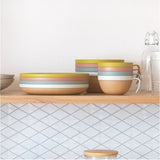 サラダ ボウル 食器 通販 日本製 13.5cm サラダボウル スープボウル 取り皿 小皿 鉢 小鉢 電子レンジ対応 食洗機対応 おしゃれ シンプル かわいい MUSUBI塗分け SO-Q STYLE