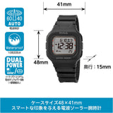電波ソーラー 腕時計 通販 ソーラーウォッチ 電波腕時計 電波時計 デジタル腕時計 電波 ソーラー ウォッチ 小ぶり 小さめ 防水 電波受信 ストップウォッチ カレンダー バックライト