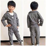フォーマルスーツ キッズ ストライプ 通販 パンツスーツ フォーマル スーツ ジャケット 蝶ネクタイ リボン ズボン パンツ 子供服 子ども服 ポケット 男の子 子供 子ども こども 男児