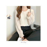 長袖 シアーシャツ 通販 シャツ カットソー レディース プルオーバー ギャザーブラウス トップス シースルー 通勤 通学 無地 シンプル カジュアル きれいめ おしゃれ 大人 可愛い 春 夏