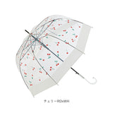 ビニール傘 丈夫 通販 プラスチック傘 プラスチック 65cm バードケージ 傘 ドーム型 長傘 グラスファイバー 雨傘 雨具 透明 クリア 雨 レイングッズ ブランド Amusant sous la pluie