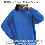 ハイネック ニット セーター ニットセーター 通販 タートルネック 重ね着 体型カバー レディース 秋 冬 着回し きれいめ 無地 ゆったり シンプル エレガント カジュアル お出かけ
