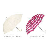 傘 レディース ブランド 長傘 60cm 通販 耐風 風に強い 耐風傘 スリム ワンタッチ傘 ワンタッチ ジャンプ傘 ジャンプ 軽量 雨具 雨傘 おしゃれ スタイリッシュ かわいい Amusant sous la