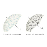 傘 晴雨兼用 レディース 通販 60cm 長傘 雨傘 晴雨兼用傘 ワンタッチ傘 日傘 ジャンプ傘 amusant sous la pluie グラスファイバー骨 カサ かさ 大きめ 丈夫 耐風 UVカット おしゃれ