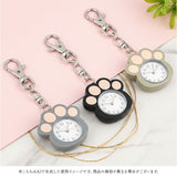懐中時計 レディース 通販 catmint キャットミント チャームウォッチ 肉球チャームウォッチ バッグチャーム キーホルダーウォッチ 時計 キーホルダー おしゃれ かわいい シンプル