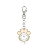 懐中時計 レディース 通販 catmint キャットミント チャームウォッチ 肉球チャームウォッチ バッグチャーム キーホルダーウォッチ 時計 キーホルダー おしゃれ かわいい シンプル