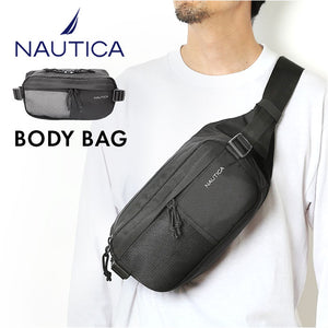 NAUTICA ノーティカ ボディバッグ 370-7000 通販 ボディバック ボディーバッグ ウエストバッグ ウエストバック ウエストポーチ カジュアルバッグ 無地 メンズ レディース 男女兼用