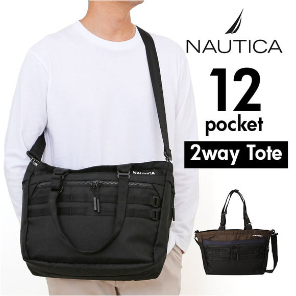 NAUTICA ノーティカ トートバッグ 370-7080 通販 ショルダーバッグ 肩掛け 2way トートバック ショルダーバック 大容量 おしゃれ キャリーオンバッグ レディース メンズ バッグ バック