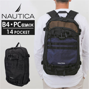 NAUTICA ノーティカ リュック 370-7081 通販 リュックサック バックパック キャリーオンバッグ キャリーオンバック 大容量 デイパック おしゃれ メンズ レディース バッグ バック