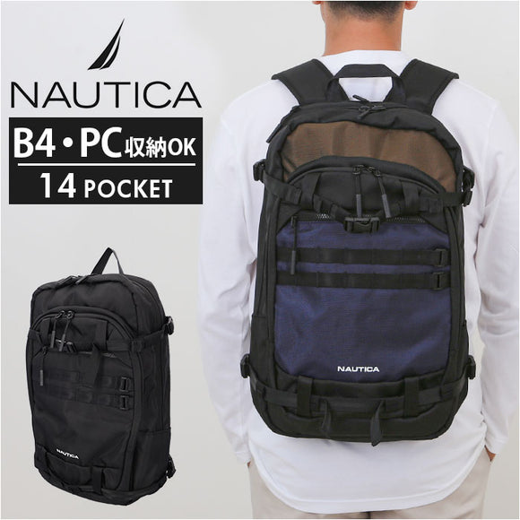 NAUTICA ノーティカ リュック 370-7081 通販 リュックサック バックパック キャリーオンバッグ キャリーオンバック 大容量 デイパック おしゃれ メンズ レディース バッグ バック