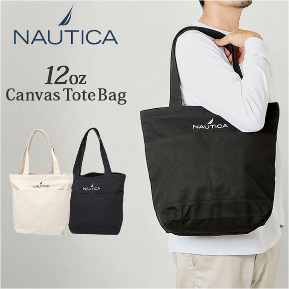 NAUTICA ノーティカ トートバッグ 370-7511 通販 サブバッグ マルチバッグ トートバック トート 手提げ サブバック マルチバック 縦型 キャンバス生地 帆布 メンズ レディース 男女兼用