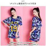 フィットネス水着 レディース 体型カバー 3点セット 通販 フィットネス 水着 セパレート ショートパンツ タンキニ タンク ビキニ 水着セット 体型カバー ママ水着 大人 かわいい 女性