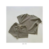 セットアップ ベビー 通販 ベビー服 tシャツ Tシャツ 半袖 ショートパンツ パンツ ルームウェア パジャマ 部屋着 子供服 リボン シンプル 上下セット 上下 セット 女の子 男の子 赤ちゃん