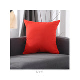 クッションカバー 北欧 通販 クッション カバー ソファ 通気性 耐久性 丈夫 洗濯機OK 丸洗い 水洗い シンプル 無地 汚れ防止 お手入れ簡単 ファブリック おしゃれ