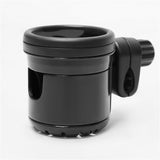 ドリンクホルダー ベビーカー 通販 ボトルホルダー ベビーカー用 カップホルダー ダブルカップホルダー 360°回転調整 持ち運び バギー 2WAY シンプル お洒落 オシャレ ネジ固定 公園